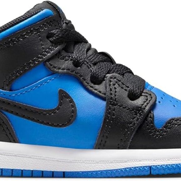 Toddler's Jordan 1 Mid Lt Smoke Grey/White-Anthracite - Picture 2 of 8